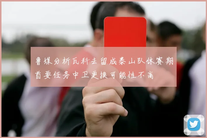 鲁媒分析瓦科去留成泰山队休赛期首要任务中卫更换可能性不高